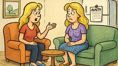 Ανέκδοτο: Δύο ξανθιές στο καθιστικό…