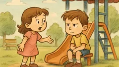 Ανέκδοτο: Δύο παιδάκια στο πάρκο, «Γεια!»