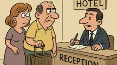 Ανέκδοτο: Το ζευγάρι κάνει check-out στο ξενοδοχείο