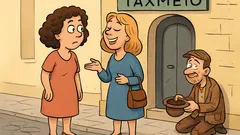 Ανέκδοτο: Μια γυναίκα σε μια φίλη της