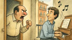 Ανέκδοτο: Έξαλλος ένοικος ρωτά για το πιάνο