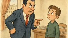 Ανέκδοτο: Ο βουλευτής έπιασε τον γιο του