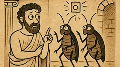 Ανέκδοτο: «Δεν ξέρω… Όταν ανάβω το φως, φεύγουν!»