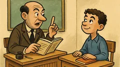 Ανέκδοτο: Ο δάσκαλος ρωτάει «Νίβομαι… τι;»