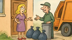 Ανέκδοτο: Μια ξανθιά στην πόρτα της…