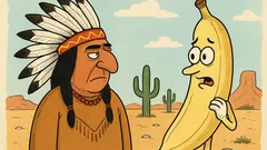 Ανέκδοτο: Πώς λένε οι Ινδιάνοι μια μπανάνα;