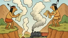 Ανέκδοτο: Δύο Ινδιάνοι με σήματα καπνού