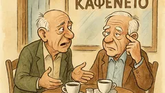 Ανέκδοτο: Δύο γέροι στο καφενείο μιλάνε…