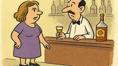 Ανέκδοτο: Πάει μια Λαρισαία σ’ ένα μπαρ…