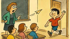 Ανέκδοτο: Η δασκάλα λέει «όποιος απαντήσει...»