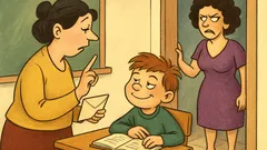 Ανέκδοτο: Η δασκάλα απειλεί τον μικρό Τοτό…