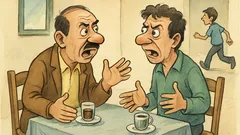 Ανέκδοτο: Δύο φίλοι τσακώνονται στο καφενείο