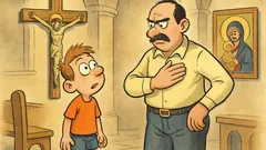 Ανέκδοτο: Πηγαίνει ο Τοτός στην εκκλησία...