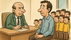 Ανέκδοτο: Στην εφορία, οχτώ Θανάσηδες!