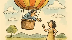 Ανέκδοτο: Ένας τύπος χάνεται σε αερόστατο