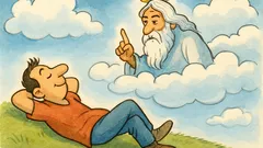 Ανέκδοτο: Ένας άντρας μιλάει με τον Θεό