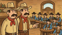 Ανέκδοτο: Δύο καουμπόηδες μπαίνουν σε σαλούν