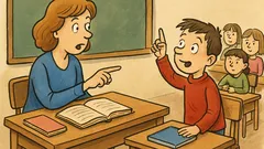 Ανέκδοτο: Η δασκάλα στα Τρίκαλα λέει