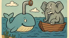 Ανέκδοτο: Τι αν διασταυρώσουμε φάλαινα με ελέφαντα;