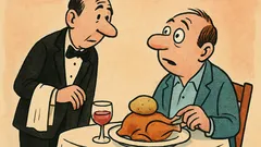 Ανέκδοτο: «Πώς βρήκατε το κοτόπουλο, κύριε;»