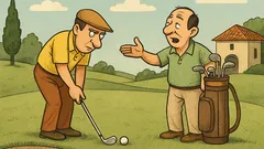 Ανέκδοτο: Δύο φίλοι παίζουν γκολφ…