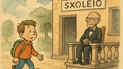 Ανέκδοτο: Ο Κωστάκης γύρισε σχολείο μετά καιρό