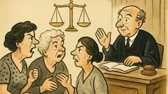 Ανέκδοτο: Μερικές γυναίκες στο δικαστήριο τσακώνονται