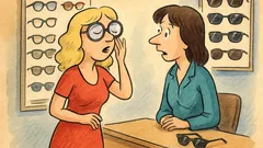 Ανέκδοτο: Πάει μια ξανθιά να αγοράσει γυαλιά…