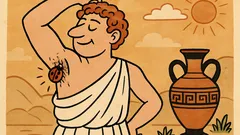 Ανέκδοτο: Τι είναι κόκκινο με μαύρες βούλες;