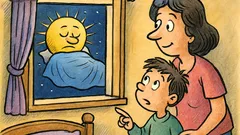 Ανέκδοτο: Τι κάνει ο ήλιος το βράδυ;