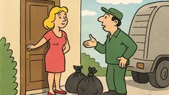 Ανέκδοτο: Μια ξανθιά στην πόρτα του σπιτιού της