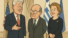 Ανέκδοτο: Ήταν κάποτε ο Σημίτης με τον Κλίντον