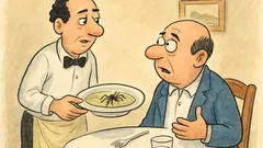 Ανέκδοτο: Το γκαρσόνι λέει «Σας διαβεβαιώ…»