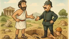 Ανέκδοτο: Ένας Έλληνας συζητάει με έναν Γερμανό