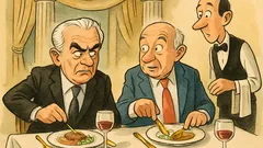 Ανέκδοτο: Μητσοτάκης και Παπανδρέου σε δείπνο