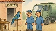 Ανέκδοτο: Ένας ταβερνιάρης κι ένας παπαγάλος