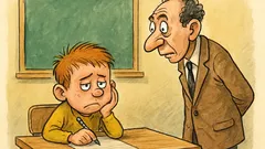 Ανέκδοτο: Στις σχολικές εξετάσεις, ο Μπόμπος…