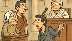 Ανέκδοτο: Ο κατήγορος ρωτά τη γιαγιά μάρτυρα