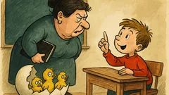 Ανέκδοτο: Ξέρεις, Τοτό, γιατί βγαίνουν τα πουλάκια;