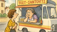 Ανέκδοτο: Τι ζει στη γειτονιά, πουλάει τοστ;