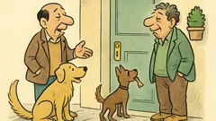 Ανέκδοτο: Το σκυλί μου χτυπάει κουδούνι!