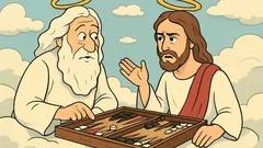 Ανέκδοτο: Ο Θεός παίζει τάβλι στον Παράδεισο