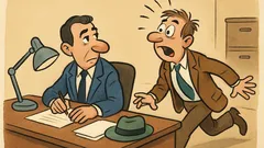 Ανέκδοτο: Δυο φίλοι στο γραφείο ως αργά