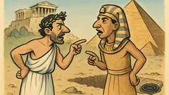 Ανέκδοτο: Ένας Έλληνας κι ένας Αιγύπτιος...