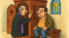 Ανέκδοτο: Ένας μπεκρής μπαίνει στο εξομολογητήριο…