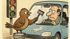 Ανέκδοτο: Πώς λέγεται το πουλί στα φανάρια;