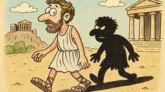 Ανέκδοτο: Τι είναι μαύρο και σε ακολουθεί;