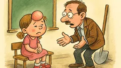 Ανέκδοτο: Πάει κοριτσάκι σχολείο με καρούμπαλο