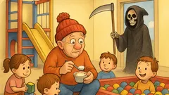 Ανέκδοτο: Ένας γέρος κρύβεται σε παιδότοπο