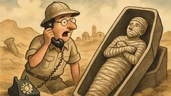 Ανέκδοτο: Ένας αρχαιολόγος βρίσκει μούμια στην έρημο